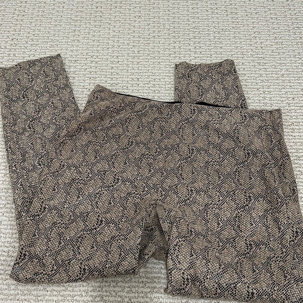 Zara snake skin leggings